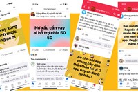 Trên mạng xã hội xuất hiện nhiều hội nhóm tư vấn bùng nợ