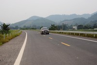 Một đoạn đường Hòa Lạc - Hòa Bình giai đoạn 1.