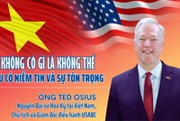 Ông Ted Osius: Không có gì là không thể nếu có niềm tin và sự tôn trọng