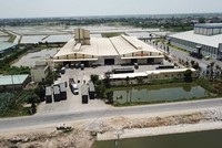 Hiện, huyện Ân Thi có nhiều cụm công nghiệp diện tích lớn như Văn Nhuệ, Quang Vinh - Vân Du, Phù Ủng. Ảnh: Báo Hưng Yên