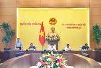 Phiên họp sáng 13/5 của Uỷ ban Thường vụ Quốc hội.