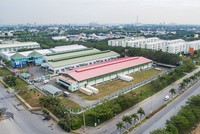 Khu công nghiệp tại huyện Cần Giuộc. tỉnh Long An