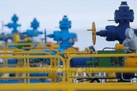  Toàn cảnh giếng khí đốt Bovanenkovo thuộc sở hữu của Tập đoàn Gazprom (Nga) ở bán đảo Yamal. Ảnh: Reuters/TTXVN