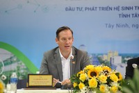 Ông Gabor Fluit, Chủ tịch EuroCham phát biểu tại sự kiện.