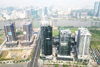 Tòa nhà văn phòng The Hallmark tại Thủ Thiêm, TP.HCM. Ảnh: Lê Toàn