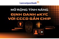 LPBank mở rộng tính năng định danh eKYC với CCCD gắn chip