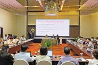 Diễn đàn đề xuất những nội dung chính sách thử nghiệm cụ thể để phát triển kinh tế tuần hoàn tại Việt Nam. Ảnh: K.T