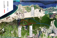 Luồng và hướng tuyến nạo vét luồng tàu phục vụ du lịch tại đầm Thị Nại.