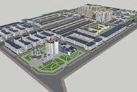 Phối cảnh Dự án Khu đô thị mới và Khu công nghệ thông tin tập trung TP. Cần Thơ.