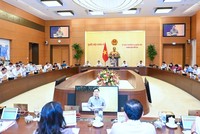 Phiên họp sáng 12/7 của Ủy ban Thường vụ Quốc hội.