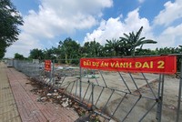 Dự án Vành đai 2 - một trong 4 dự án không được HĐND Thành phố đồng ý đưa vào danh mục các dự án cần thu hồi đất. Ảnh: Lê Toàn