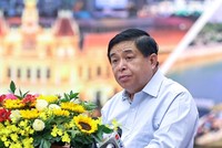 Bộ trưởng Nguyễn Chí Dũng trình bày kế hoạch triển khai hoạt động Hội đồng điều phối vùng Đông Nam. Ảnh: VGP