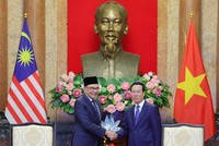 Chủ tịch nước Võ Văn Thưởng và Thủ tướng Malaysia Anwar Ibrahim