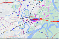 Vị trí xây dựng Dự án mở rộng đường cao tốc TP.HCM - Long Thành - Dầu Giây, đoạn từ nút giao An Phú đến đường vành đai 2.