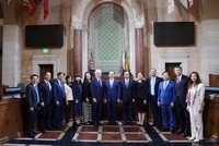 Đoàn đại biểu TP. Hà Nội thăm, làm việc với Hội đồng, chính quyền TP. Los Angeles, tiểu bang California, Hoa Kỳ, ngày 14/8/2023 theo giờ địa phương.