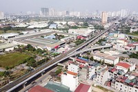 Vốn đầu tư từ Trung Quốc gia tăng mạnh những năm gần đây. Trong ảnh: Tuyến đường sắt Cát Linh - Hà Đông (Hà Nội)