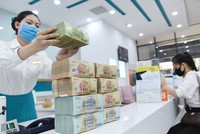 Biên lãi ròng bình quân ngành ngân hàng trong quý II/2023 là 3,43%. Ảnh: Dũng Minh 