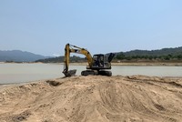 Nghiêm cấm Công ty Duy Hà Gold vận chuyển khoáng sản ra khỏi khu vực nạo vét