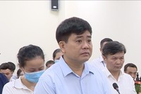 Bị cáo Nguyễn Đức Chung tại tòa.