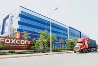 Foxconn vừa đầu tư một khoản lớn vào Khu công nghiệp Quang Châu (Bắc Giang).