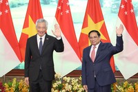 Thủ tướng Chính phủ Phạm Minh Chính tiếp Thủ tướng Singapore Lý Hiển Long