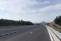 Một đoạn cao tốc Quốc lộ 45 - Nghi Sơn đã sẵn sàng đưa vào khai thác.