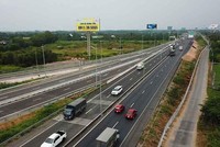 Tuyến cao tốc Trung Lương - Mỹ Thuận. Ảnh Lê Toàn