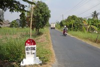 Một đoạn Quốc lộ 63 nối Kiên Giang và Cà Mau.