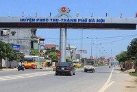 Hà Nội duyệt chỉ giới tuyến đường 24 m nối hai tỉnh lộ 419 và 418 