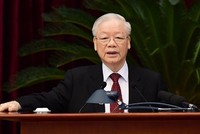 Tổng Bí thư Nguyễn Phú Trọng phát biểu khai mạc hội nghị 