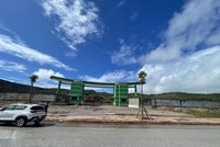 Vị trí nhà máy điện khí LNG Công Thanh sẽ đặt trên địa bàn Khu kinh tế Nghi Sơn tại xã Hải Yến, thị xã Nghi Sơn, tỉnh Thanh Hoá (vị trí hiện trạng của dự án Nhà máy Nhiệt điện Công Thanh) (Ảnh: Mai Hoa, TTXVN)