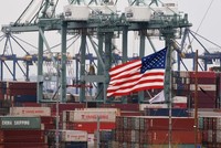 Fed dự báo kinh tế Mỹ sẽ tăng trưởng 2,1% trong năm 2023. Ảnh: AFP