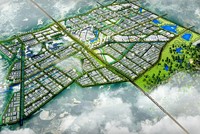 Ảnh phối cảnh quy hoạch phân khu xây dựng tỷ lệ 1/2000 Khu công nghiệp, đô thị, dịch vụ Bình Thanh.