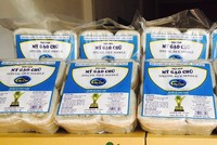 Sản phẩm mỳ chũ của hợp tác xã Mỳ chũ Nam Thể (Lục Ngạn, Bắc Giang).