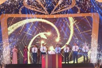 Các đại biểu khai mạc Lễ hội Quà tặng du lịch Hà Nội năm 2023. (Ảnh: Anh Tùng)