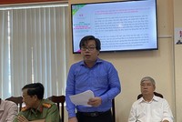 Phó giám Đốc Sở Kế hoạch và Đầu tư Đồng Tháp thông tin tại cuộc giao ban sáng 8/11