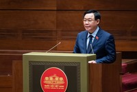 Chủ tịch Quốc hội Vương Đình Huệ phát biểu kết thúc hoạt động chất vấn.