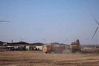 Sập cột tháp tua-bin gió gây thương vong ở Trung Quốc