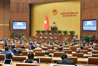 Sáng 21/11, Quốc hội nghe các báo cáo về công tác tư pháp.