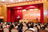 Quang cảnh hội nghị Ban Chấp hành Đảng bộ tỉnh Quảng Ninh đã tổ chức kỳ họp thứ 41, nhiệm kỳ 2020 - 2025. Ảnh: Thu Chung