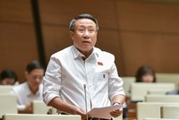 Đại biểu Hà Sỹ Đồng (Quảng Trị) tham gia thảo luận. 