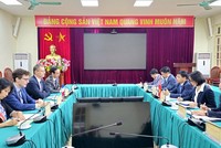 Quang cảnh buổi làm việc giữa Bộ trưởng Bộ GTVT và Đại sứ CH Pháp tại Việt Nam.