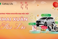 Chương trình khuyến mại khai xuân hái lộc của bảo hiểm nhân thọ Cathay Việt Nam