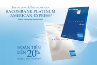 Ra mắt bộ đôi thẻ Sacombank Platinum American Express®