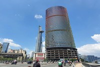 Tòa nhà Saigon One Tower, một trong những bất động sản liên quan đến Vạn Thịnh Phát. Ảnh: Lê Toàn