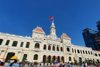 Năm 2023, tăng trưởng kinh tế của TP.HCM ước đạt 5,81% - thấp hơn so với mục tiêu đặt ra trước đó là 7,5 - 8%. Tuy nhiên, tốc độ tăng trưởng đã có sự cải thiện theo từng quý. Ảnh: Lê Toàn