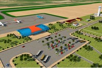 Phối cảnh sân bay Đất Đỏ.