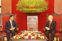 Tổng Bí thư Nguyễn Phú Trọng đánh giá cao chuyến thăm của Thủ tướng Hun Manet có ý nghĩa quan trọng, góp phần củng cố và tạo dấu ấn mới trong quan hệ Việt Nam - Campuchia. 