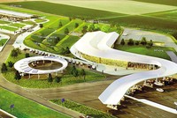 Phối cảnh một dự án trạm dừng nghỉ trên tuyến cao tốc Bắc - Nam phía Đông