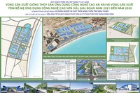 Thông tin quy hoạch phân khu tỷ lệ 1/2002 2 vùng sản xuất thủy sản ứng dụng công nghệ cao.